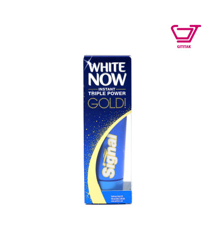 خمير دندان سيگنال White Now مدل Gold حجم 50 ميلي ليتر