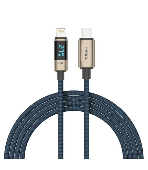 کابل شارژ USB-C به لایتنینگ هیسکا مدل LX-20CL طول 1 متر