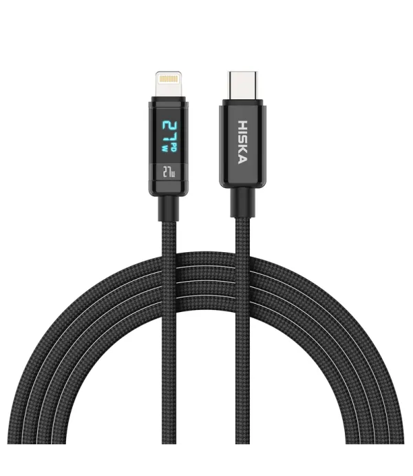 کابل شارژ USB-C به لایتنینگ هیسکا مدل LX-20CL طول 1 متر