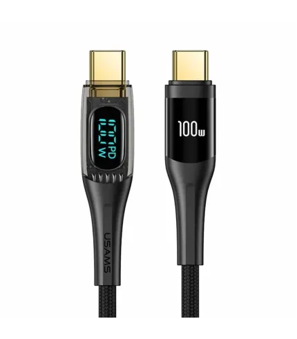 کابل شارژ و تبدیل USB-C به USB-C یوسمز مدل Sj590 طول 1.2 متر