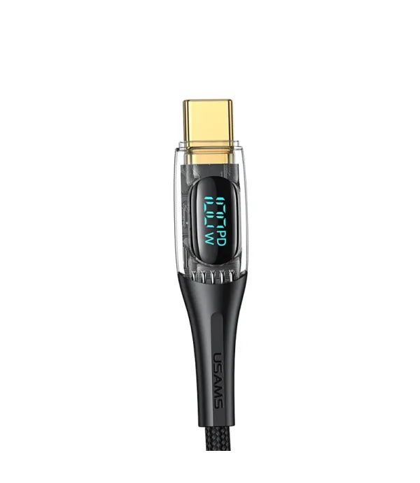 کابل شارژ و تبدیل USB-C به USB-C یوسمز مدل Sj590 طول 1.2 متر