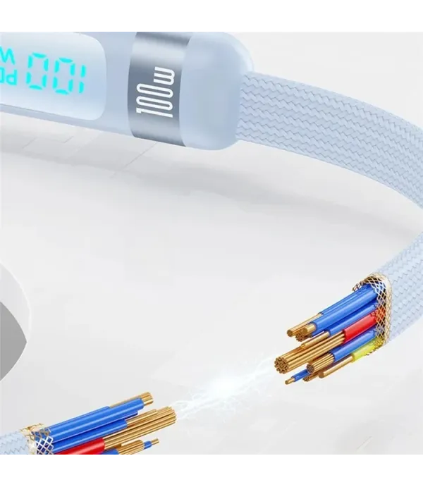 کابل شارژ و تبدیل USB-C یوسمز مدل SJ653 طول 1.2 متر