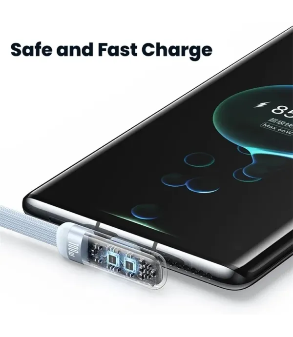 کابل شارژ و تبدیل USB-C یوسمز مدل SJ653 طول 1.2 متر