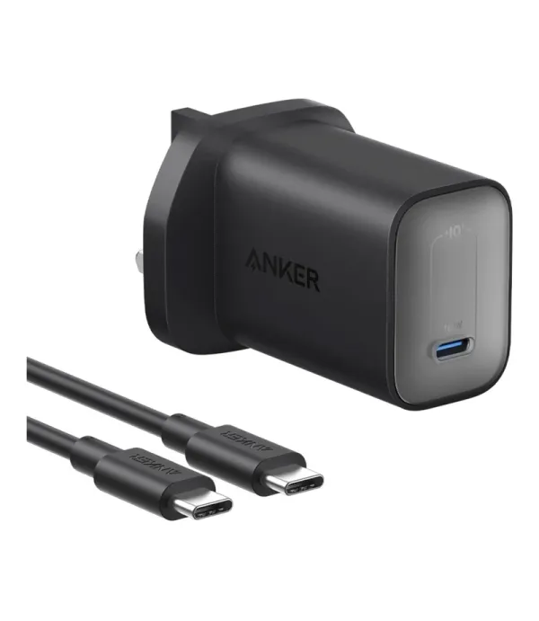 شارژر دیواری انکر 100 وات توربو شارژ تایپ سی به همراه کابل مدل Anker 100W USB-C Wall charger B2679