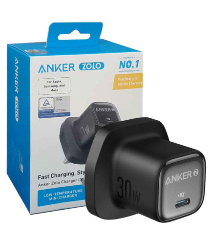 شارژر ۳۰ واتی انکر Anker Zolo USB-C Charger 30W مدل A2698