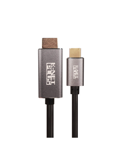 کابل تبدیل USB-C به HDMI کی نت پلاس مدل KP-COCM2HD10 طول 1 متر