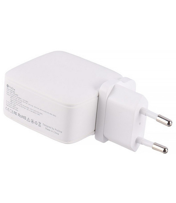 شارژر دیواری تایپ سی و یو اس بی 65 وات پرووان مدل Proone PWC565 65W Wall charger