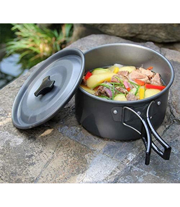 ست ظروف آشپزی کمپینگ گرین لاین Green Lion 7 IN 1 Camping Cookware