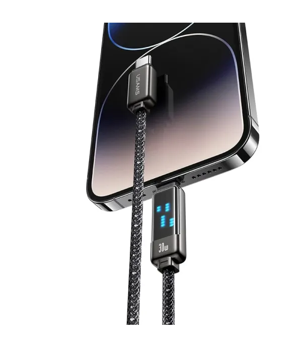 کابل شارژ و تبدیل USB-C به لایتنینگ یوسمز مدل SJ743 طول 1.2 متر