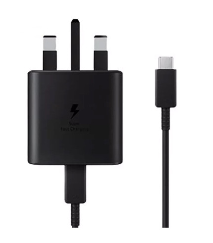 شارژر دیواری 45 وات سامسونگ مدل EP-TA845 به همراه کابل تبدیل USB-C