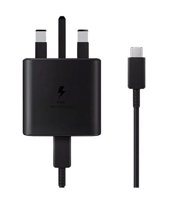 شارژر دیواری 45 وات سامسونگ مدل EP-TA845 به همراه کابل تبدیل USB-C