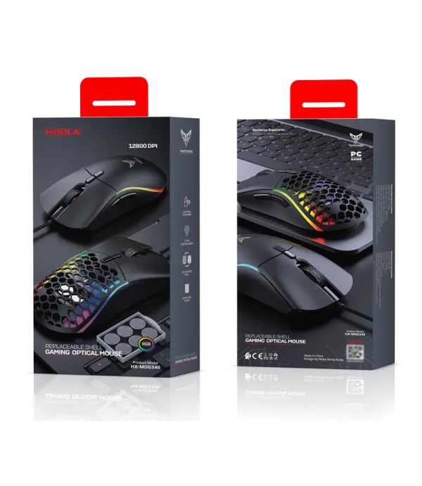 ماوس مخصوص بازی هیسکا مدل HX-MOG340