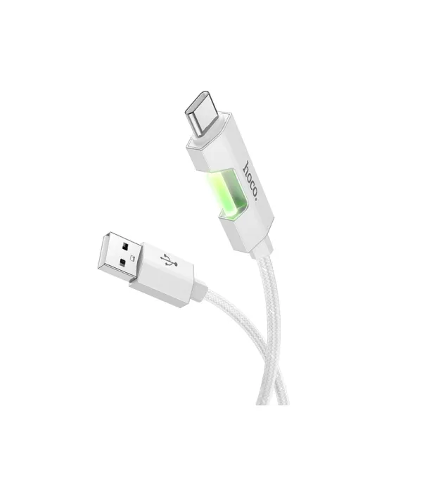 کابل شارژ و تبدیل USB به USB-C هوکو مدل U123 طول 1.2 متر