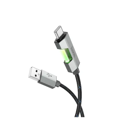 کابل شارژ و تبدیل USB به USB-C هوکو مدل U123 طول 1.2 متر