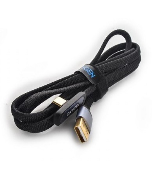 کابل شارژ و تبدیل USB به Type-C اکسیژن OXYGEN LX-16 سری 90 درجه