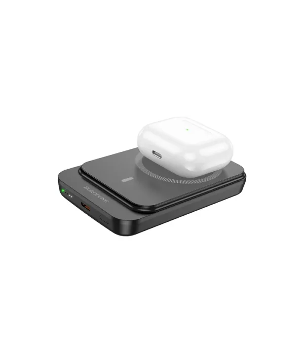 پاوربانک بروفون مدل BJ63A WIRELESS PD+QC3.0 20W ظرفیت 10000 میلی‌ آمپر ساعت