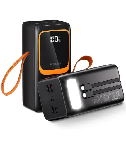 پاوربانک کالیو مدل K-A159 ظرفیت 50000 میلی آمپر ساعت