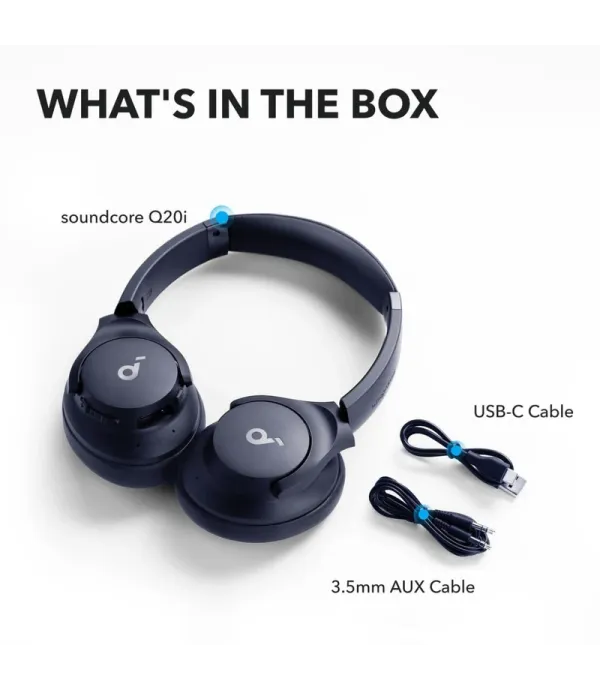 هدست بلوتوثی انکر مدل Soundcore Q20i ANC