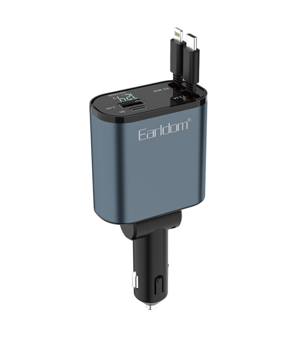 شارژر فندکی فست شارژ ارلدام Earldom ES-CC38 PD 3A 66W