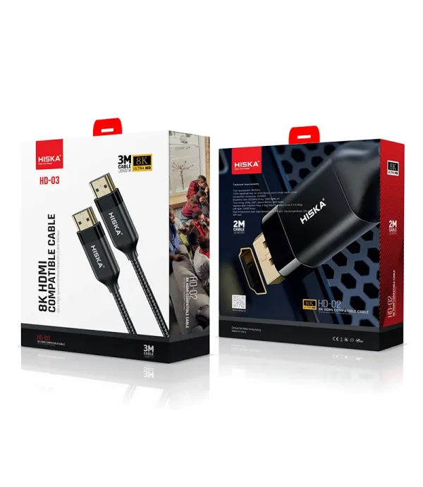 کابل HDMI 8K هیسکا مدل HD-03 طول 3 متر