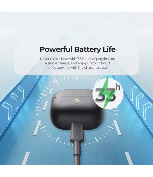 هندزفری بلوتوثی نسخه 5.4 نویز کنسلینگ، 33 ساعت پخش موسیقی کنترل لمسی هویت مدل Havit Bluetooth Earbuds with Single Mic ENC, Noise Cancelling Wireless Earphones with Touch Control TW982 Life 01T