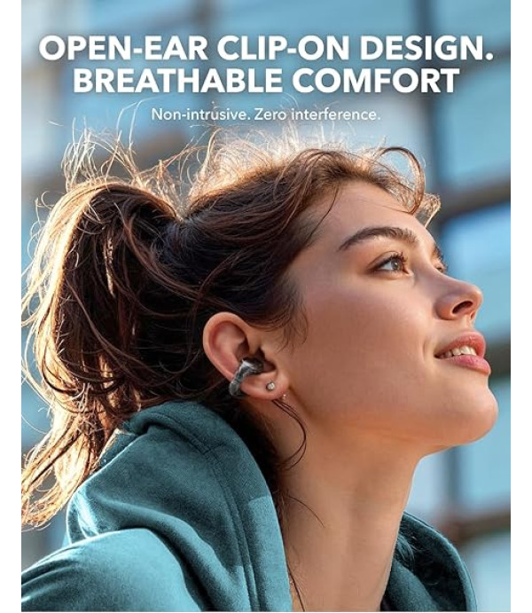 هندزفری بلوتوثی رو گوشی القایی مقاومت کامل در برابر آب انکر مدل Anker soundcore C30i Open-Ear Clip Earbuds with Secure Fit
