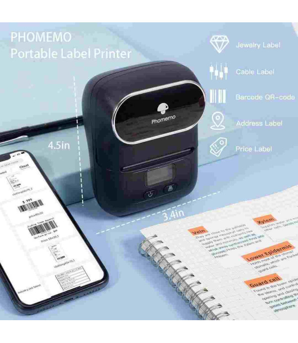 پرینتر لیبل زن فوممو مدل Phomemo M110 Portable Bluetooth Thermal Label Printer