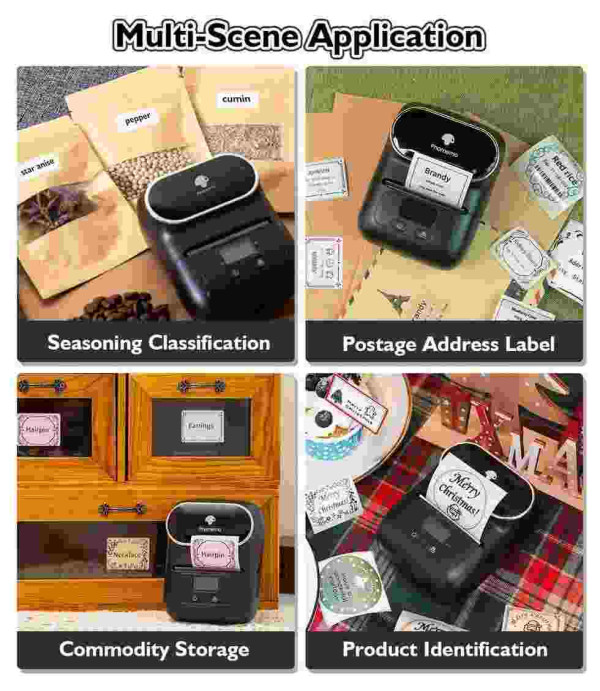 پرینتر لیبل زن فوممو مدل Phomemo M110 Portable Bluetooth Thermal Label Printer
