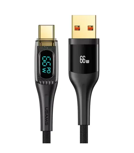 کابل شارژ و تبدیل USB-A به USB-C یوسمز مدل Sj592 طول 1.2 متر