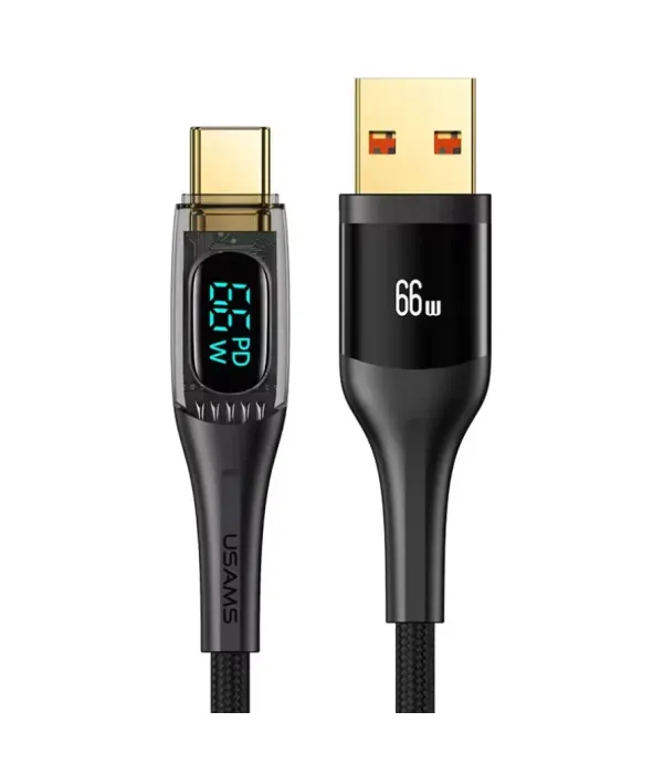 کابل شارژ و تبدیل USB-A به USB-C یوسمز مدل Sj592 طول 1.2 متر