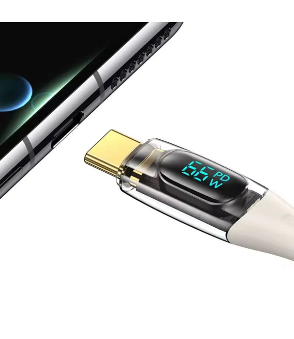 کابل شارژ و تبدیل USB-A به USB-C یوسمز مدل Sj592 طول 1.2 متر