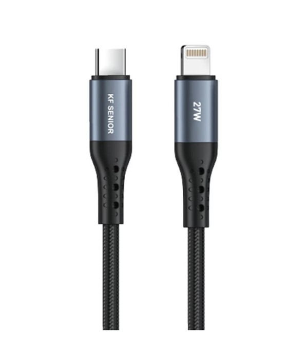 کابل تایپ سی به لایتنینگ کی اف سنیور مدل S89 طول 1.2 متر