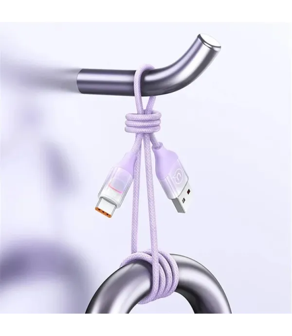 کابل شارژ و تبدیل USB به USB-C یوسمز مدل SJ636 طول 1.2 متر
