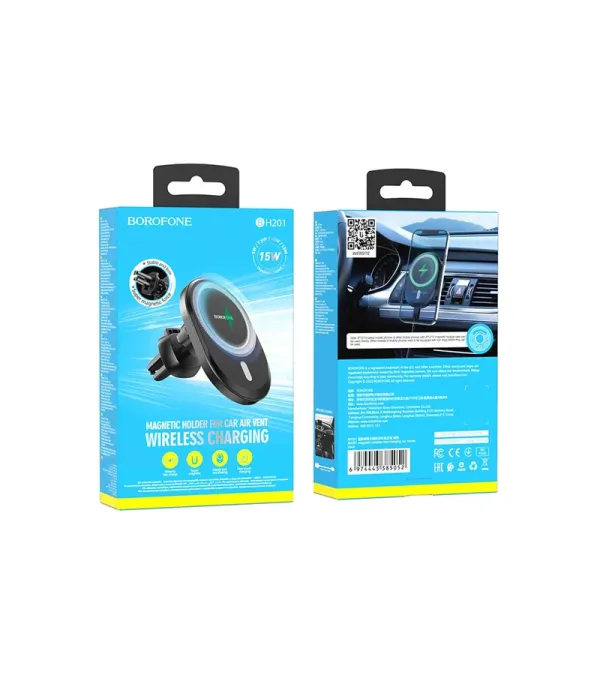پایه نگهدارنده گوشی موبایل بروفون مدل BH201 WIRELESS 15W