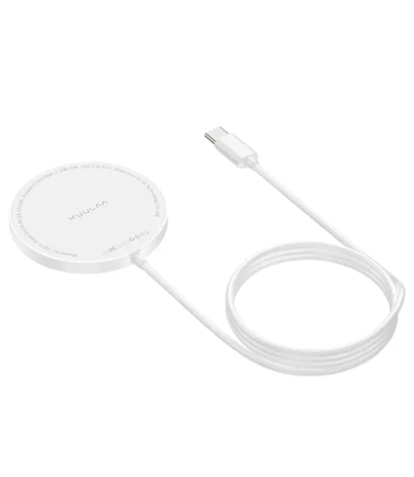 پد شارژ بی سیم (wireless) رو میزی کولا (KUULAA) 15 واتی فست شارژ مدل KL-CD35