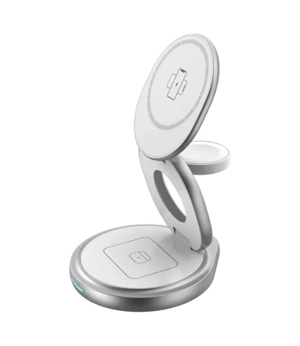 شارژ بی سیم (Wireless) رو میزی 3 کاره تاشو کولا (KUULAA) 15 وات فست شارژ مدل KL-W27