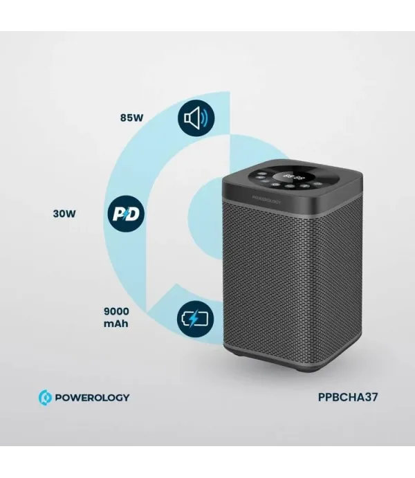 پاور ژنراتور 300 وات و اسپیکر پاورولوژی Powerology Portable Generator 90000mAh PPBCHA37