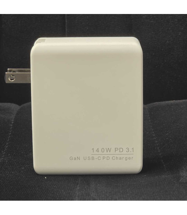 شارژر دیواری 140 وات GaN کولا 3 پورت تایپ سی و USB A با کابل 240 وات مدل KUULAA Wall Adaptor PST-140UC2-LB