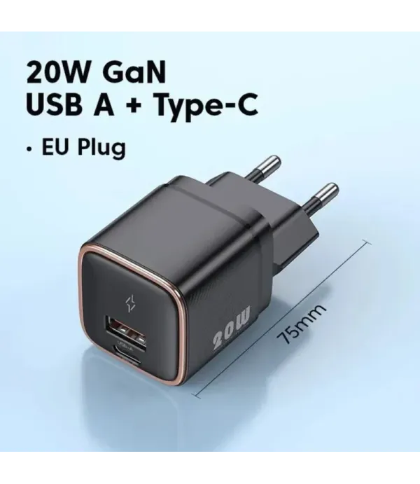 شارژر دیواری 20 وات GaN کولا (KUULAA) مدل KL-CD66