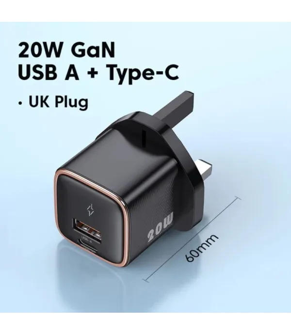 شارژر دیواری 20 وات GaN کولا (KUULAA) مدل KL-CD66