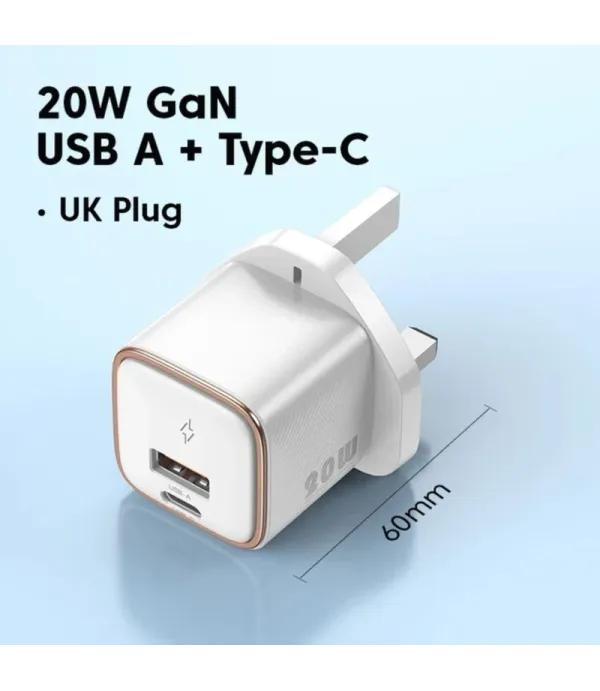 شارژر دیواری 20 وات GaN کولا (KUULAA) مدل KL-CD66