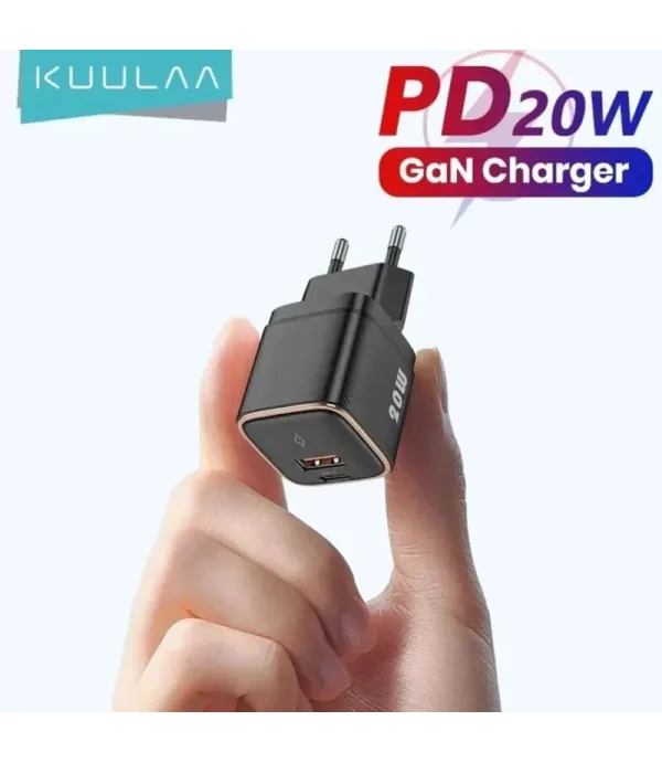 شارژر دیواری 20 وات GaN کولا (KUULAA) مدل KL-CD66