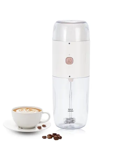 آسیاب قهوه و فوم ساز شیر لپرسو مدل LePresso 2 in 1 Coffee Grinder and Milk Frothing LPMFGRWH