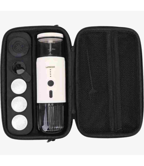 اسپرسوساز شارژی سفری لپرسو با قابلیت گرم کردن آب مدل LePresso Portable Espresso Machine With Heating Function LPCFFM0001