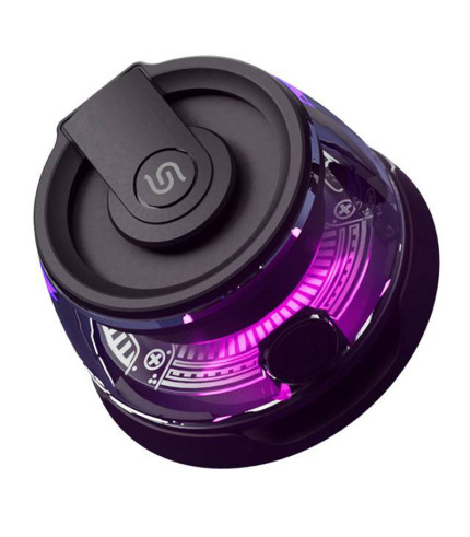 اسپیکر مینی قابل حمل بلوتوثی 3 وات اتصال مگ سیف RGB دار پرودو مدل Porodo Soundtec Charme Magnetic Speaker PD-STMS3W