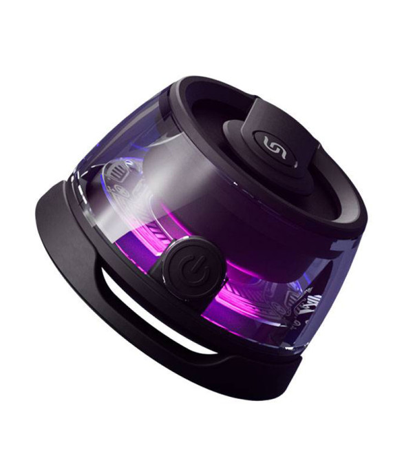 اسپیکر مینی قابل حمل بلوتوثی 3 وات اتصال مگ سیف RGB دار پرودو مدل Porodo Soundtec Charme Magnetic Speaker PD-STMS3W