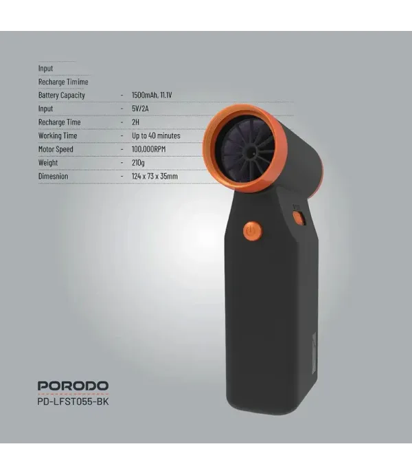 دستگاه دمنده و جت فن پرودو مدل PD-LFST055-BK