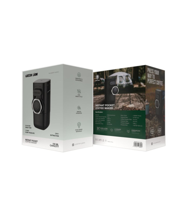 قهوه ساز جیبی فوری گرین Green Instant Pocket Coffe Maker