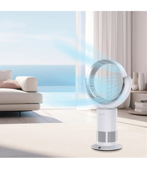 پنکه برقی رینگی بدون تیغه گرین لاین مدل Green Lion Air Ring Cooler Electric Bladeless Fan GNARCOOLRWH