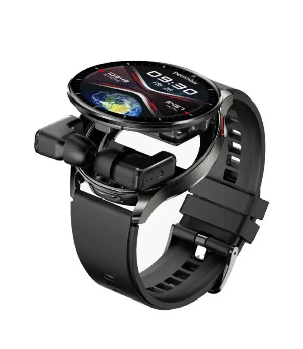ساعت هوشمند و هندزفری دار پرودو مدل Porodo Pulse Smartwatch With Earbuds